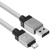 Заредете изображение във визуализатора на галерията – BASEUS cable USB to Apple Lightning 8-pin CoolPlay 2,4A 1m white CAKW000402
