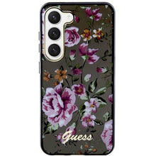 Заредете изображение във визуализатора на галерията – Guess GUHCS23MHCFWSK S23+ S916 black/black hardcase Flower Collection
