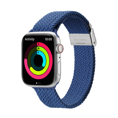 Dux Ducis Strap (Mixture II Version) strap for Apple Watch SE, 8, 7, 6, 5, 4, 3, 2, 1 (41, 40, 38 mm) braided bracelet blue