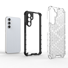 Заредете изображение във визуализатора на галерията – Honeycomb case for Samsung Galaxy A54 5G armored hybrid case black
