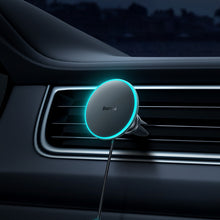 Заредете изображение във визуализатора на галерията – MagSafe 15W USB C 25W Baseus CW01 inductive car charger - black
