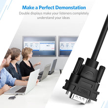 Заредете изображение във визуализатора на галерията – Ugreen 40254 1x2 VGA splitter - black
