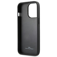Заредете изображение във визуализатора на галерията – Case BMW BMHCP13XTRTBK iPhone 13 Pro Max 6.7" black/black hardcase M Collection Triangles
