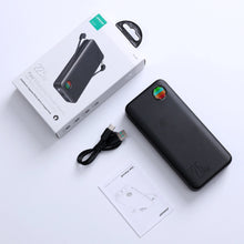 Заредете изображение във визуализатора на галерията – Joyroom 20000mAh 22.5W power bank with built-in USB-C/ Lightning cables (JR-L015) - black
