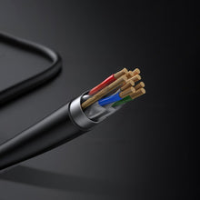 Заредете изображение във визуализатора на галерията – Ugreen NW107 RJ45/Cat 7 STP network cable 5m - black

