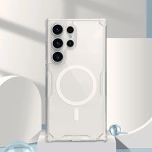 Заредете изображение във визуализатора на галерията – Nillkin Nature Pro armored case with a magnetic ring for Samsung Galaxy S24 Ultra - white
