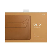 Заредете изображение във визуализатора на галерията – Uniq Oslo laptop Sleeve 14" brown/tofee brown
