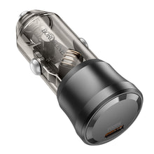 Заредете изображение във визуализатора на галерията – Borofone Car charger BZ24 Clever - Type C - QC 3.0 PD 20W black
