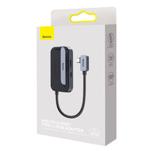 Заредете изображение във визуализатора на галерията – Baseus PadJoy 6-Port Type-C HUB Adapter Dark gray
