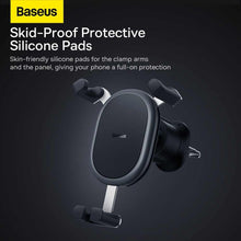 Заредете изображение във визуализатора на галерията – Baseus car holder to air vent stable gravitational black suwx000001 - TopMag
