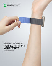 Заредете изображение във визуализатора на галерията – Amazing Thing Band Smoothie Mag AWSPMGB for Apple Watch 49/45/41 grey
