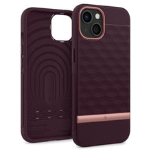 Заредете изображение във визуализатора на галерията – CASEOLOGY PARALLAX IPHONE 13 BURGUNDY
