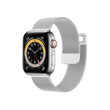 Заредете изображение във визуализатора на галерията – Milanese bracelet loop for Apple Watch 38/40/41mm silver
