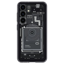 Заредете изображение във визуализатора на галерията – Spigen Ultra Hybrid case for Samsung Galaxy S24 - dark gray (Zero One pattern)
