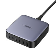 Заредете изображение във визуализатора на галерията – Ugreen 200W PPS multi-port charger 4 x USB Type C / 2 x USB-A gray (CD271)
