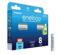 Заредете изображение във визуализатора на галерията – Rechargeable Batteries Panasonic Eneloop HR03/AAA 800mAh - 8pcs blister pack
