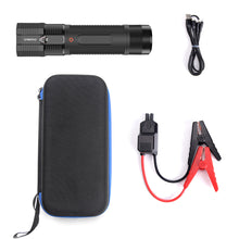 Заредете изображение във визуализатора на галерията – Choetech jump starter with powerbank 8000mAh - LED flashlight black (TC0016)
