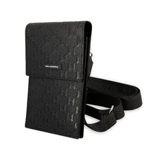 Заредете изображение във визуализатора на галерията – Universal bag for mobile Karl Lagerfeld KLWBSAMSMK (Monogram Plate / black)
