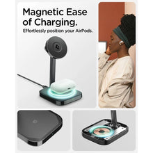 Заредете изображение във визуализатора на галерията – Spigen ArcField PF2100 Stand with MagSafe Charger - Black
