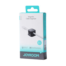 Заредете изображение във визуализатора на галерията – Joyroom JR-ZS368 magnetic cable organizer - black (3 pcs.)
