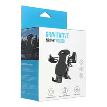 Заредете изображение във визуализатора на галерията – Car holder gravity to air vent round (for example mercedes cars) black - TopMag
