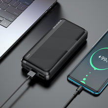 Заредете изображение във визуализатора на галерията – Borofone Power Bank 30000mAh BJ27B Pindar - 2xUSB - black
