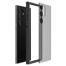 Заредете изображение във визуализатора на галерията – SPIGEN Ultra Hybrid case for SAMSUNG S23 ULTRA frost black

