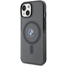 Заредете изображение във визуализатора на галерията – BMW IML Signature MagSafe case for iPhone 15 Plus / 14 Plus - black
