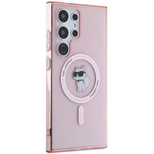 Заредете изображение във визуализатора на галерията – Karl Lagerfeld IML Choupette MagSafe case for Samsung Galaxy S24 Ultra - pink
