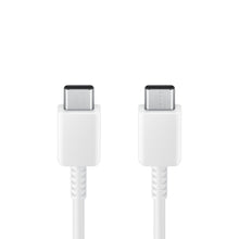 Заредете изображение във визуализатора на галерията – Samsung cable USB-C - USB-C 3A 480Mbps 1.8m white (EP-DX310JWEGEU)
