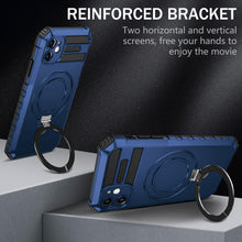 Заредете изображение във визуализатора на галерията – Tel Protect Armor Magsafe Metal Ring Case for Iphone 11 blue
