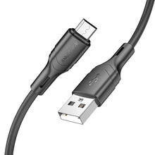 Заредете изображение във визуализатора на галерията – Borofone Cable BX99 Method - USB to MicroUSB - 2,4A 1 metre black
