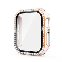 Заредете изображение във визуализатора на галерията – Case for Apple Watch 45mm Diamond pink-gold
