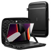 Заредете изображение във визуализатора на галерията – Spigen rugged armor pouch ”pro” laptop 15-16 black - TopMag
