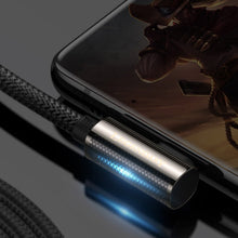 Заредете изображение във визуализатора на галерията – Baseus Legend Series Elbow Fast Charging USB Type C - USB Type C 100W 5A 2m blue (CACS000703)
