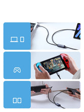 Заредете изображение във визуализатора на галерията – 2 in 1 cable Joyroom speedy series SA21-1T2 USB-C - USB-C / USB-C 1.5m black
