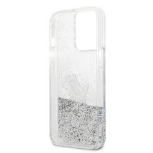 Заредете изображение във визуализатора на галерията – Karl Lagerfeld KLHCP13LGCFS iPhone 13 Pro / 13 6,1" srebrny/silver hardcase Liquid Glitter Choupette Fun
