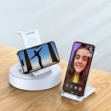 Заредете изображение във визуализатора на галерията – Duzzona W10-S 3in1 15W Qi wireless charger - white
