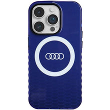 Заредете изображение във визуализатора на галерията – Audi IML Big Logo MagSafe case for iPhone 14 Pro - blue
