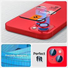 Заредете изображение във визуализатора на галерията – Spigen OPTIK.TR ”EZ FIT” CAMERA PROTECTOR 2-PACK IPHONE 14 / 14 PLUS RED
