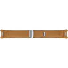 Заредете изображение във визуализатора на галерията – D-Buckle eco-leather strap for Samsung Galaxy Watch 6 / Samsung Galaxy Watch 6 Classic - brown
