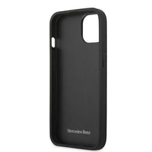 Заредете изображение във визуализатора на галерията – Mercedes MEHCP13MCDOBK iPhone 13 6,1" czarny/black hardcase Leather Perforated Area
