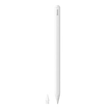 Заредете изображение във визуализатора на галерията – Baseus stylus with wireless charging for iPad white + replaceable tip
