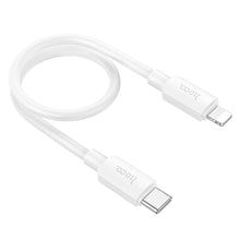 Заредете изображение във визуализатора на галерията – HOCO cable Type C to Iphone Lightning 8-pin Hyper Power Delivery 27W X96 25cm white

