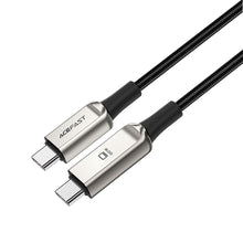 Заредете изображение във визуализатора на галерията – Acefast cable type c to type c 5a pd100w lcd c6-03 2m silver
