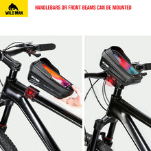 Заредете изображение във визуализатора на галерията – WILDMAN Bicycle bag E12X waterproof 1L
