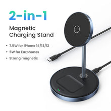 Заредете изображение във визуализатора на галерията – Ugreen CD317 MagSafe / Qi 2in1 charging station - black
