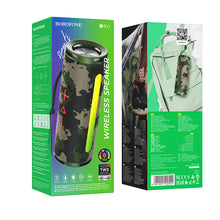 Заредете изображение във визуализатора на галерията – Borofone Portable Bluetooth Speaker BR31 Gamble green camouflage
