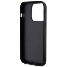 Заредете изображение във визуализатора на галерията – Original faceplate case KARL LAGERFELD KLHCP15L3DMBKCK for iPhone 15 PRO (3D Logo Glitter  / black)
