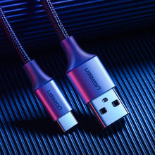 Заредете изображение във визуализатора на галерията – Ugreen cable USB cable - USB Type C Quick Charge 3.0 3A 2m gray (60128)
